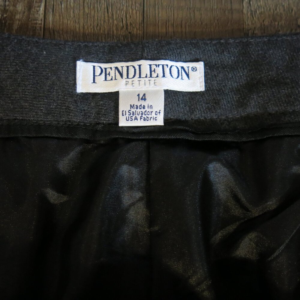 Pendleton Wool Pants Gray Size 14 - image 3